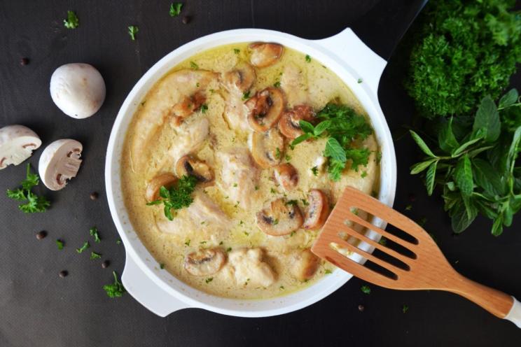 Creamy Chicken & Mushroom Skillet