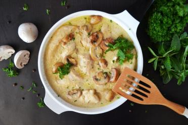 Creamy Chicken & Mushroom Skillet
