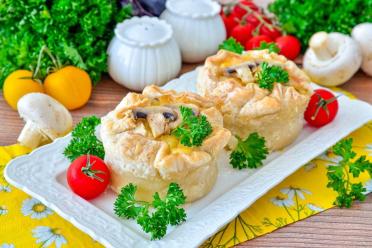 Puff Pastry Julienne Appetizers