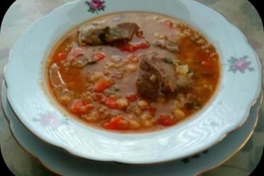 Hearty Red Lentil and Chickpea Soup
