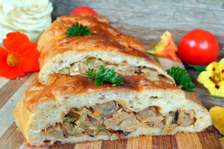 Savory Russian Cabbage Pie
