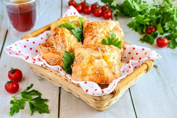 Ham & Cheese Puff Pastries