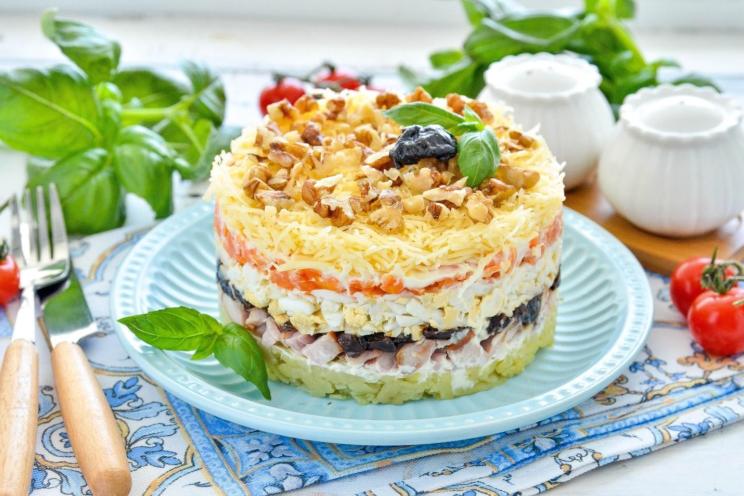 Savory Smoked Chicken and Prune Salad